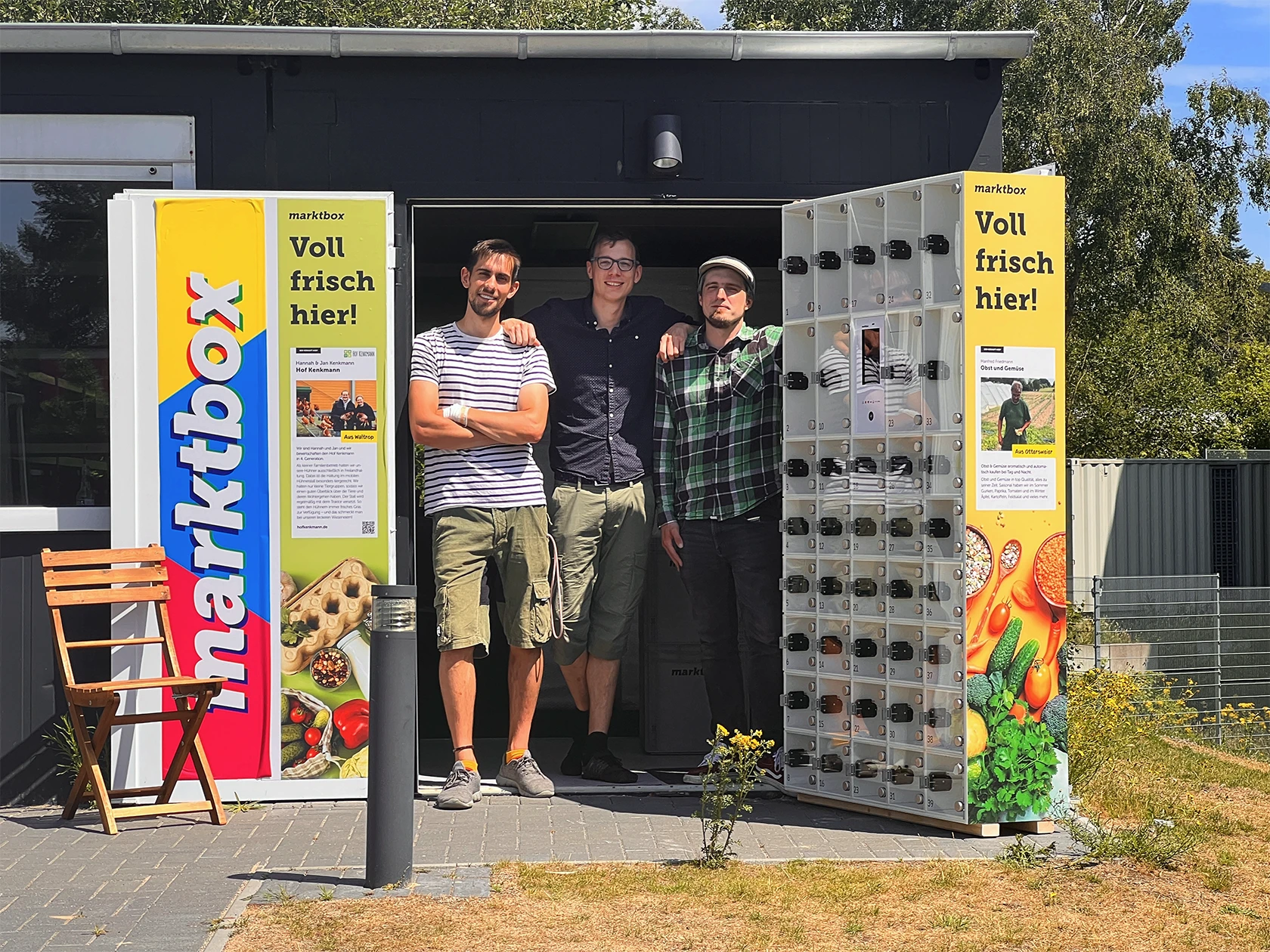 Teamfoto der marktbox-Entwickler